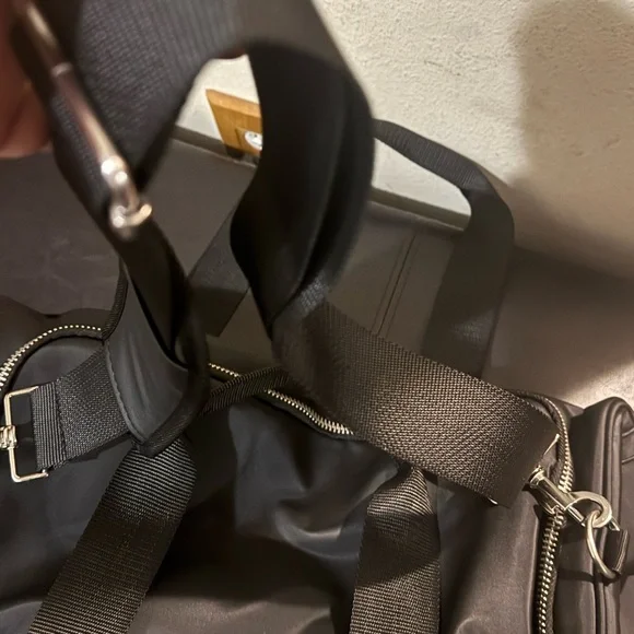 Versace Black and White Duffel Bag